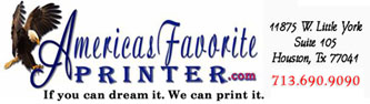Americas Favorite Printer and Banners